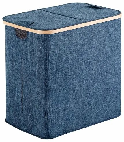 GEDY 133805 Yoshi coș pentru rufe 53 x 51 x 34 cm,bambus, albastru