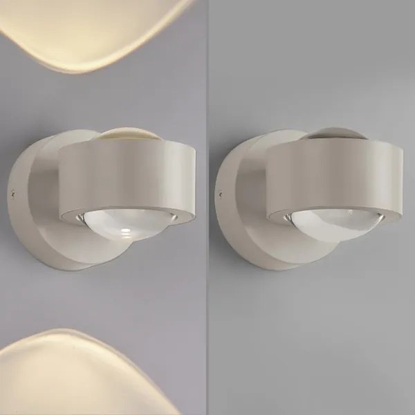 Schöner Wohnen CHIA 19331-39 - Aplică de perete LED 2xLED/2W/230V, gri