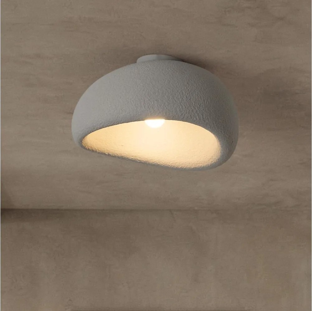 BRILAGI - Plafonieră WABI SABI 1xE27/60W/230V Ø 40 cm gri