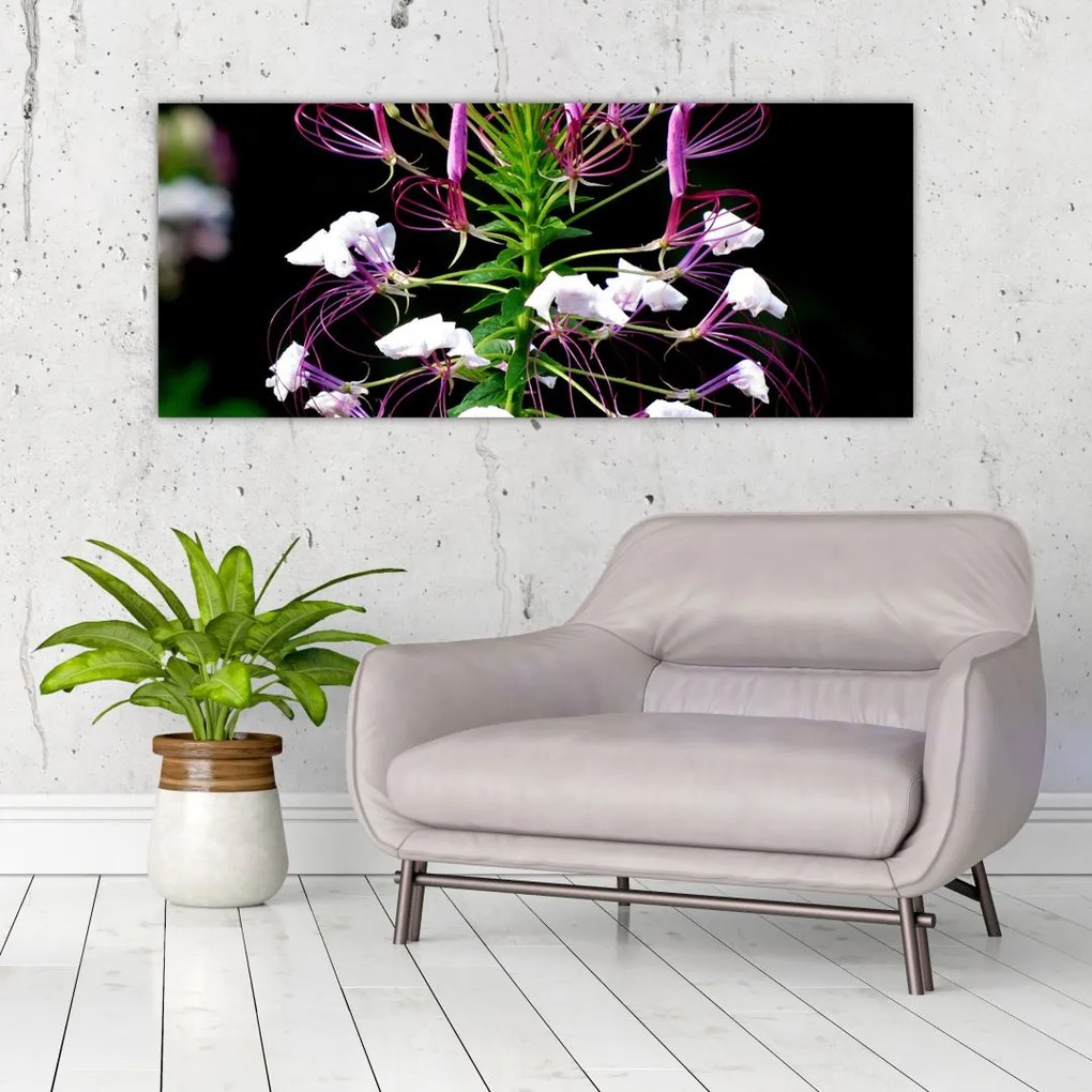Tablou cu floare (120x50 cm)
