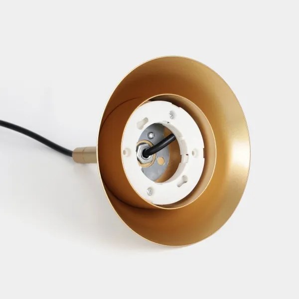 Brilagi - Lampă suspendată pe cablu CONE SINGLE 1xGX53/15W/230V aurie