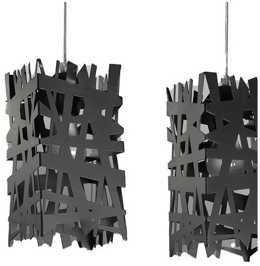 Lustră pe cablu ONLI FORESTA 3xE27/15W/230V negru