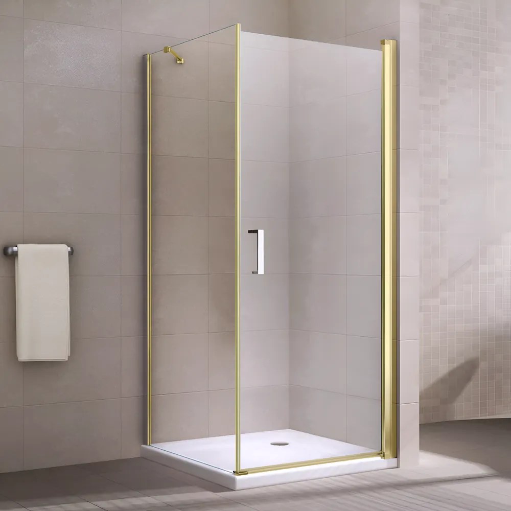 Rubio Gold Cabină de duș 90x90, 195cm, 6mm