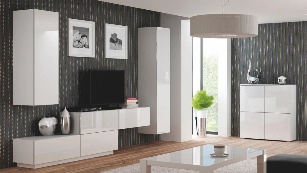 Comoda Livo KM-100 alba