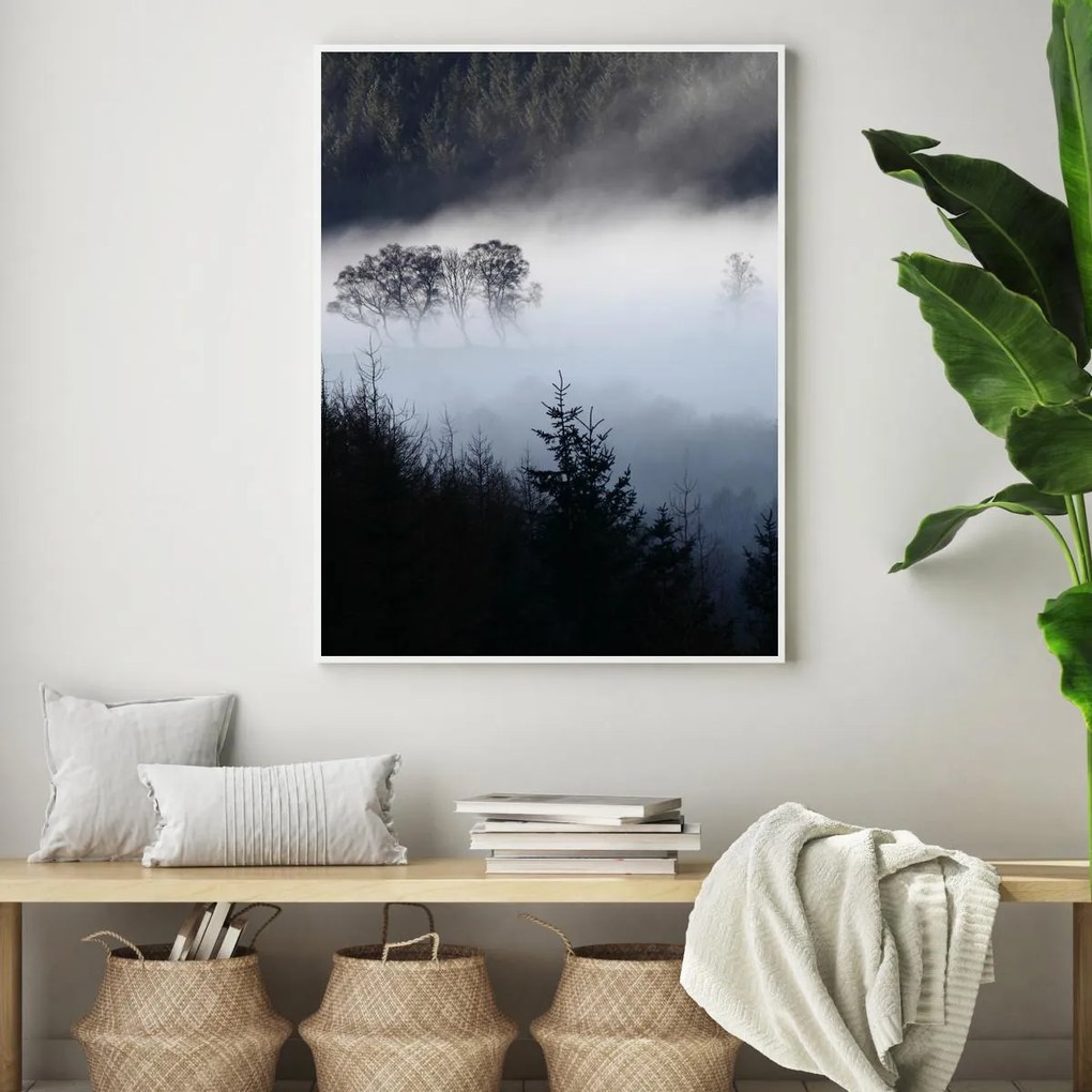 Poster - Păduea în ceață (A4)
