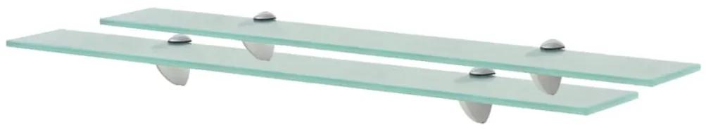vidaXL Rafturi suspendate, 2 buc., 70 x 20 cm, sticlă, 8 mm