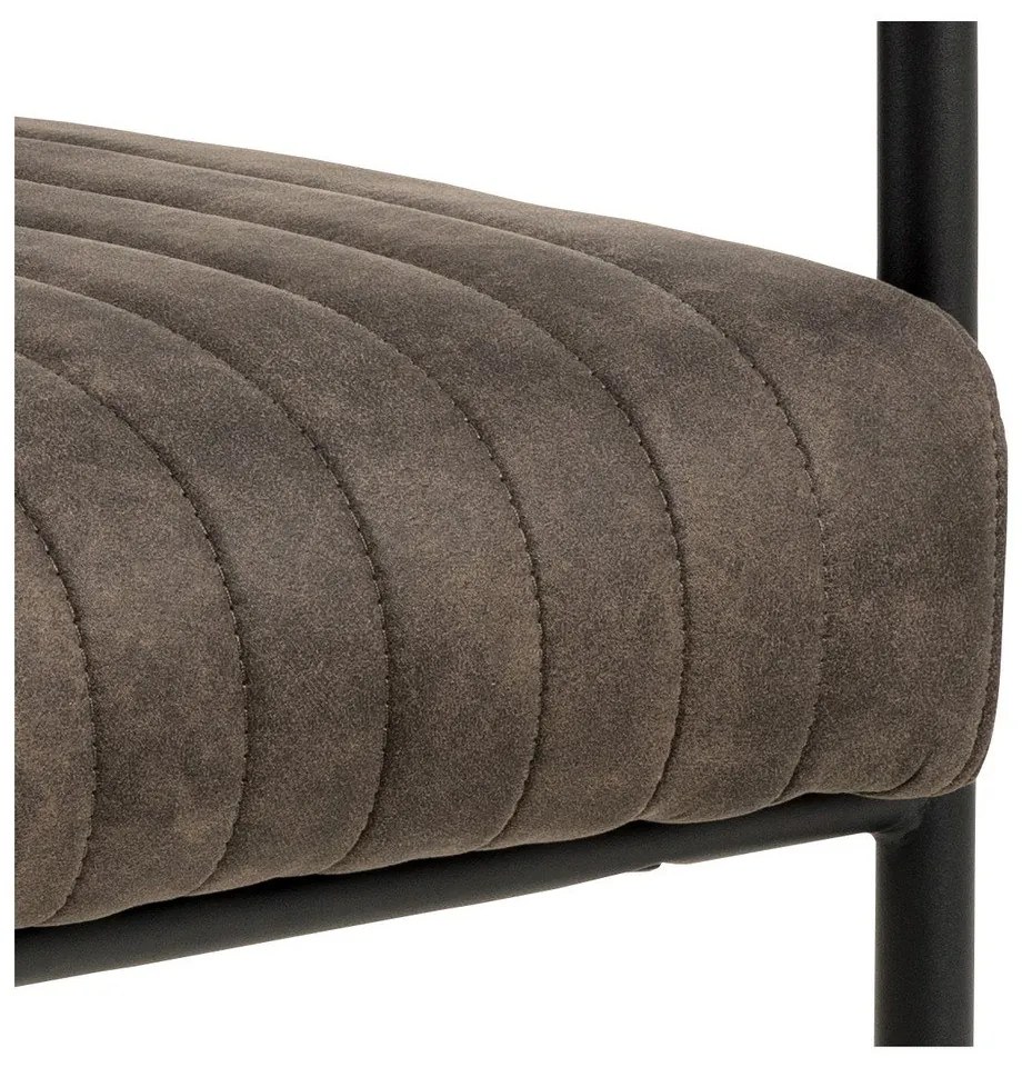 Scaune de dining gri-închis 2 buc. Adele – Actona