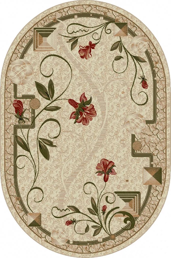 Covor Modern Lotos 587 Oval