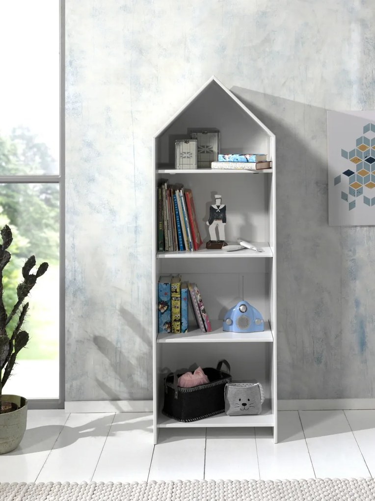 Set 3 Dulapuri pentru Copii Căsuță, Roz, Verde Mentă și Alb, (MDF) – CASAMI – Vipack