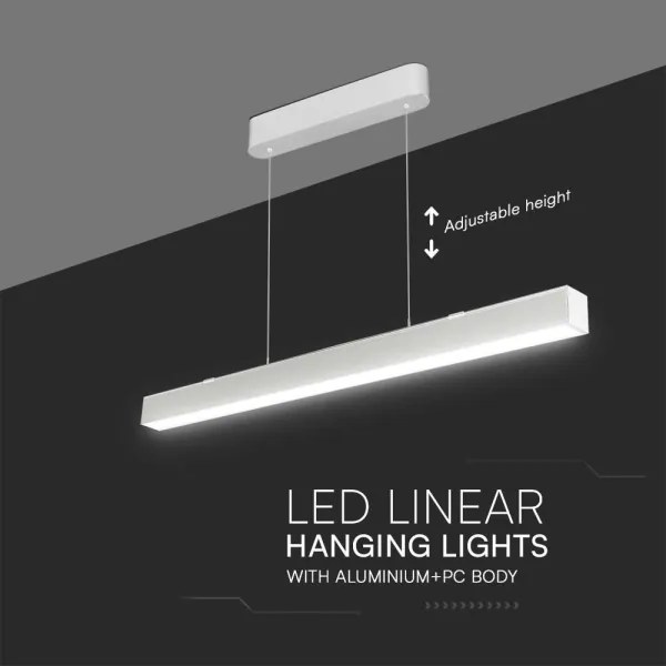 Lustră LED pe cablu LED/40W/230V 3000/4000/6400K alb