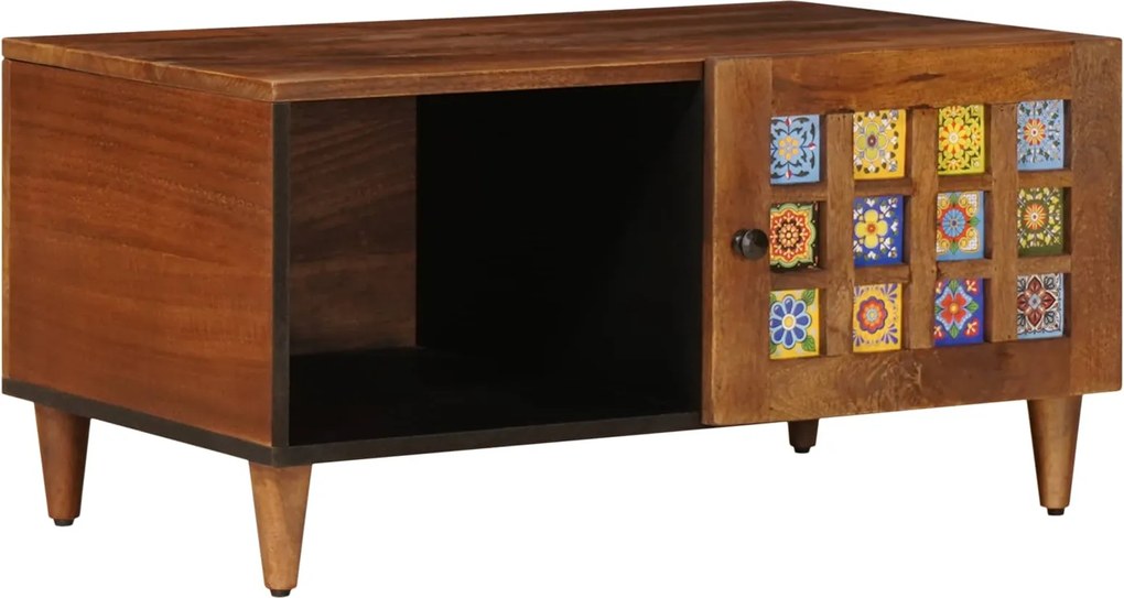vidaXL Masă de cafea Maro 80 x 50 x 40 cm Lemn de mango solid