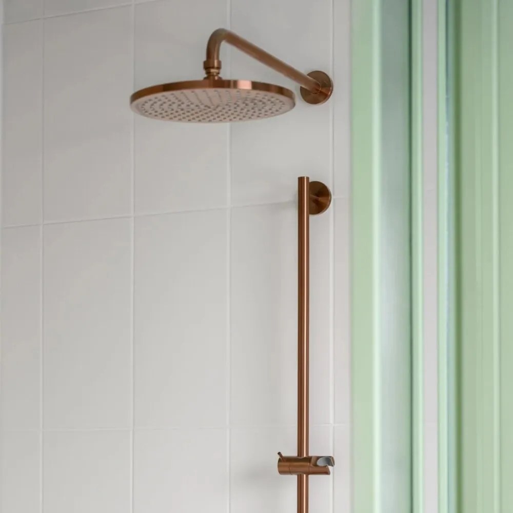 Palarie de dus Omnires Slimline finisaj cupru periat ø25 cm 1 functie