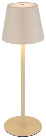 Globo 58488S - Lampă LED reîncărcabilă pentru exterior VANNIE, dimabilă, cu senzor tactil, 3W/5V, IP54, 1800 mAh