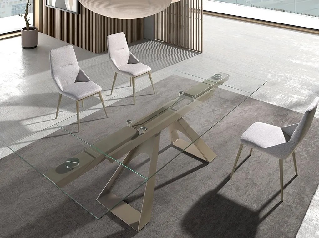 Scaun deosebit design LUX Light grey