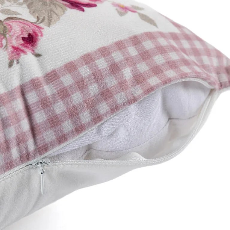 Set de 2 fețe pernuțe TRANDAFIRI ÎNFLOREȘTE 40 x 40 cm