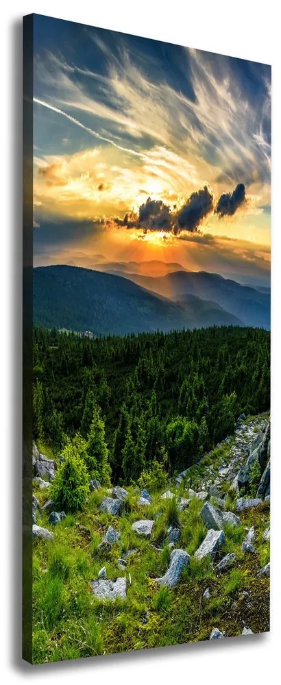 Imprimare tablou canvas Panorama munților