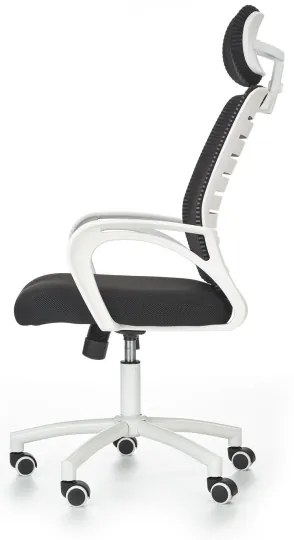 Scaun de birou MIRI, negru/alb