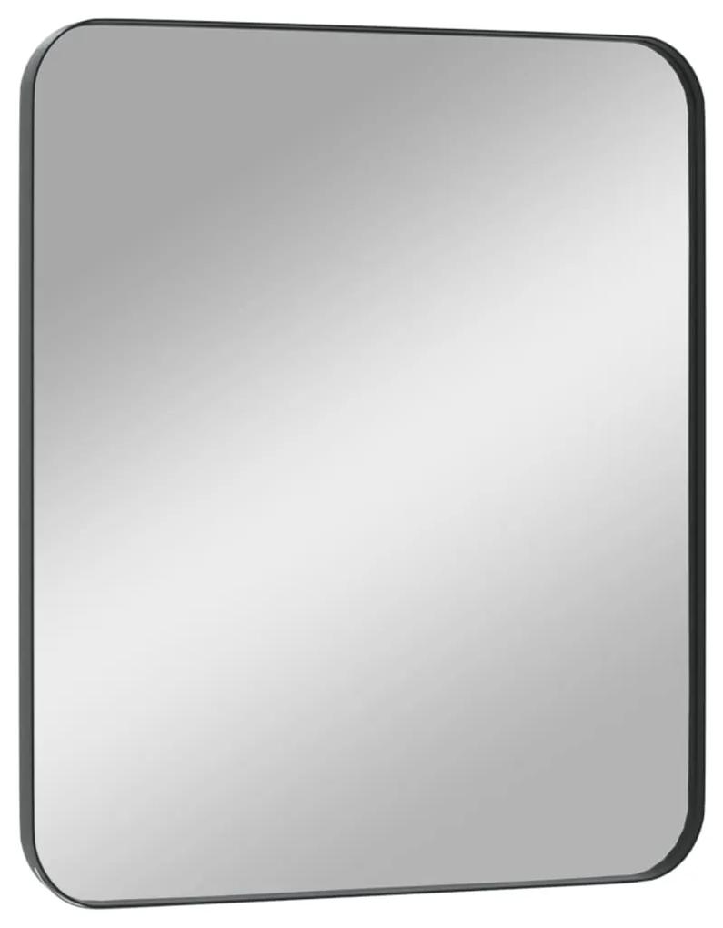 Oglinda de perete, negru, 50x60 cm, dreptunghiulara 1, Negru, 50 x 60 cm