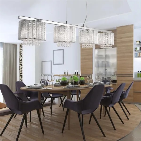 Lustră pe cablu ELISE 3xG9/33W/230V Searchlight 7094-4CC