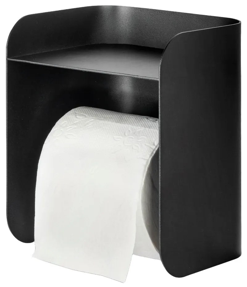 Suport de perete pentru hârtie igienică negru Carry – Mette Ditmer Denmark