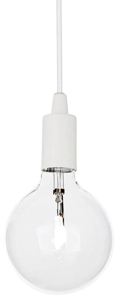 Pendul Ideal Lux Edison Sp1 Bianco E27, Alb, 113302, Italia