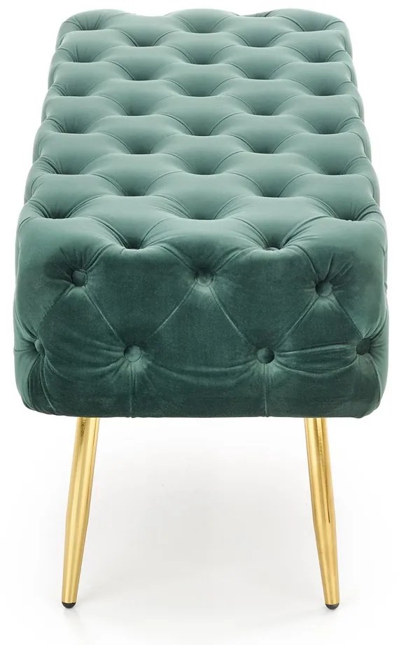 Scaun Athena, verde inchis / auriu