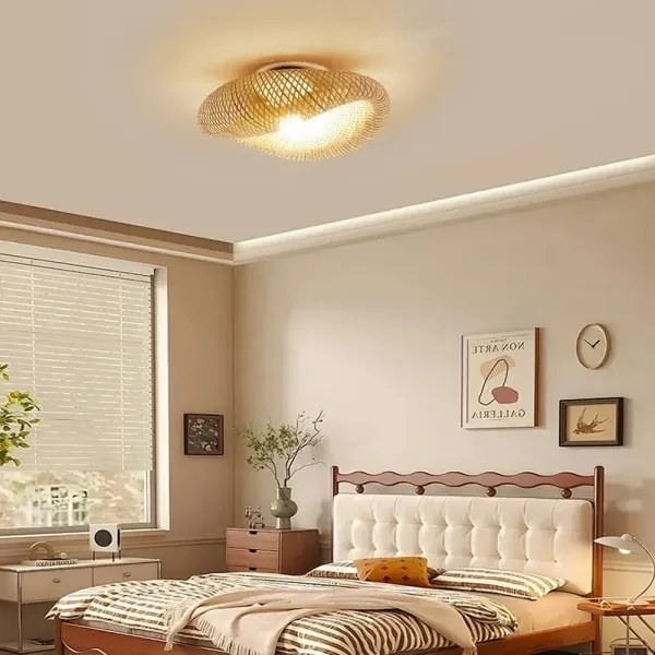 Immax 08298L - Plafonieră BOHO HILO 1xE27/40W/230V, Ø 60 cm