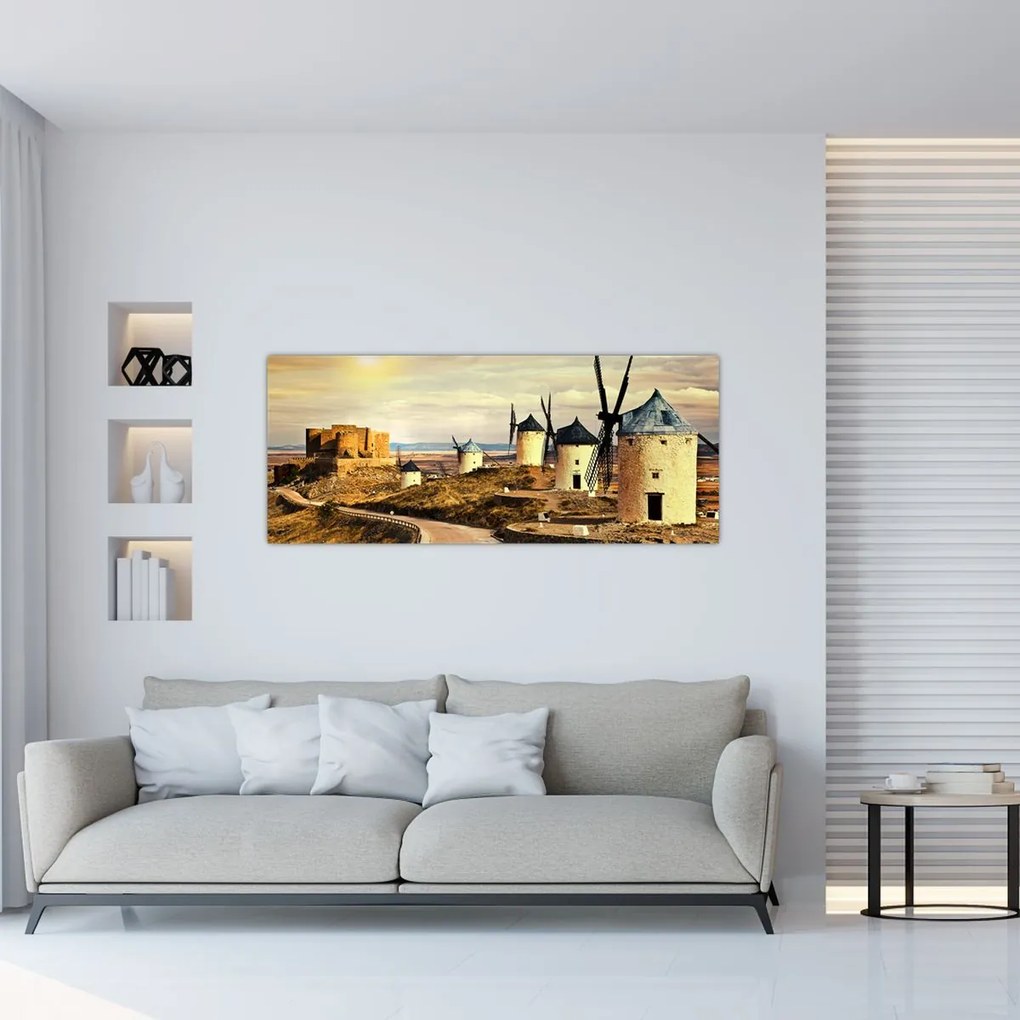 Tablou - Morile de vânt (120x50 cm)