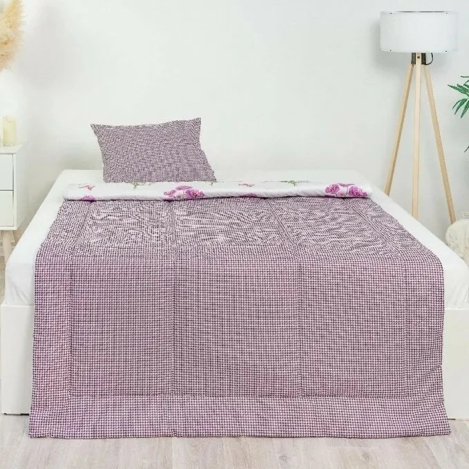 Stanex CLASSIC set de vară Spring purple , 140 x200 cm, 40 x 60 cm