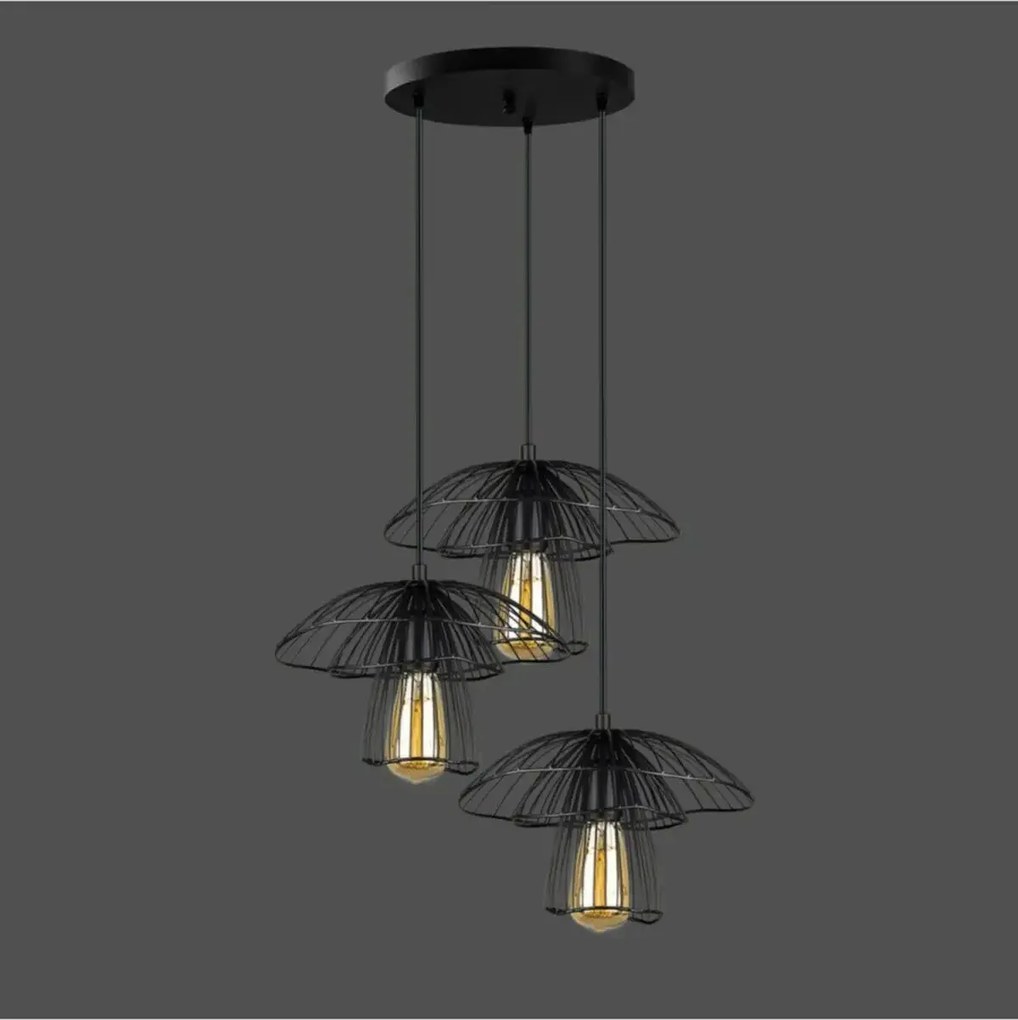 Lustra  negru homs ro11211