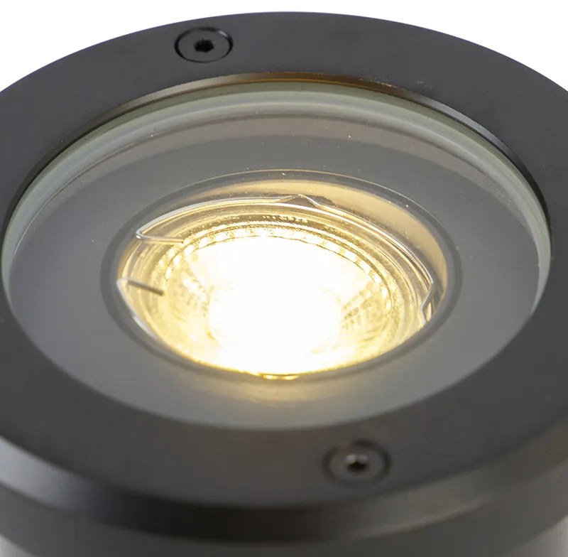 Spot modern pentru exterior negru reglabil IP65 - Delux