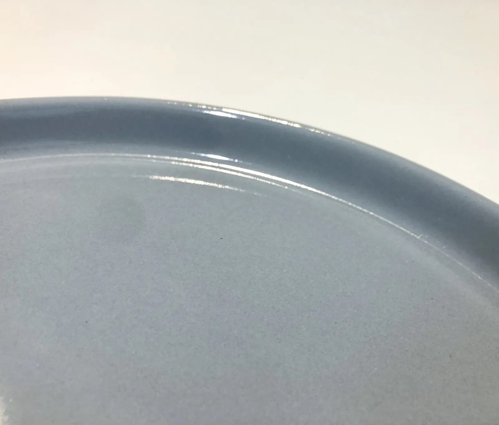 Farfurie Mare Nebula (Gri-Albastru 26cm)