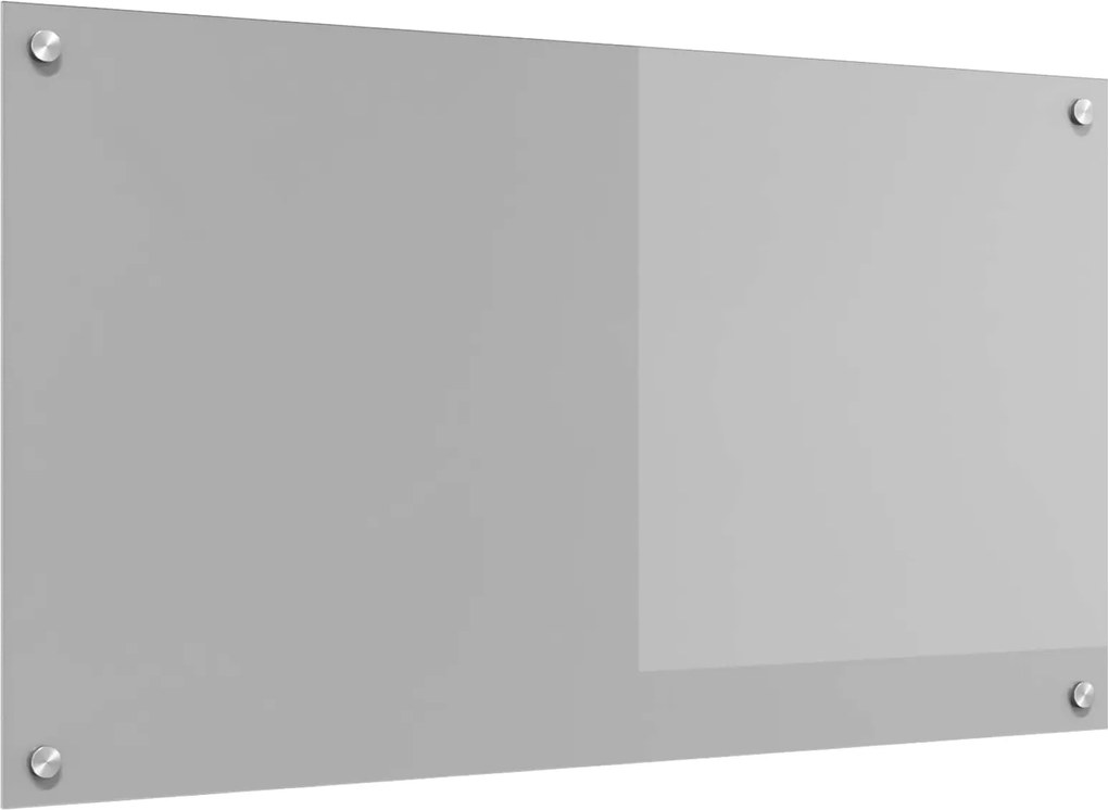 vidaXL Panou de bucătărie Gri deschis 90 x 50 cm sticlă securizată