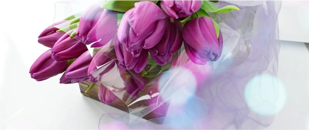 Tablou - buchet de lalele (120x50 cm)