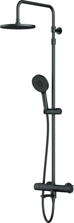 Coloana de dus cu baterie termostatata AM.PM X-Joy finisaj negru mat