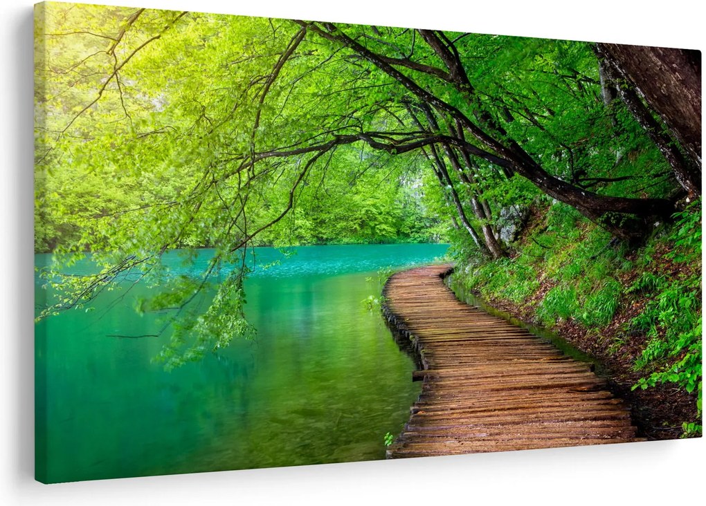 Tablou - Lacurile Plitvice (90x60 cm)