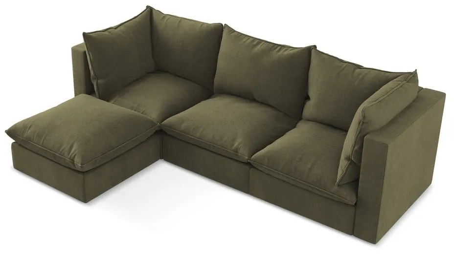 Colțar kaki (cu colț pe partea stângă/cu șezlong) Manao – Makamii