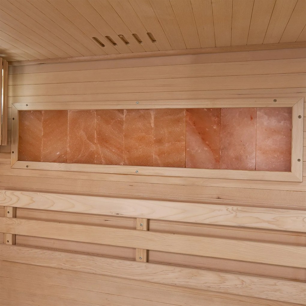 Vnútorná sauna Vantaa 120 so soľnými kameňmi