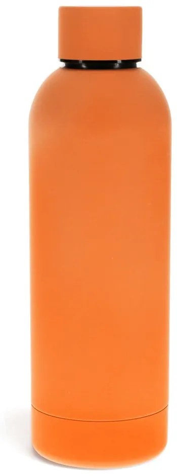 Sticlă portocalie de călătorie din oțel inoxidabil 500 ml – Rex London