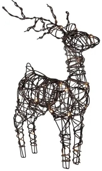 Decorațiune LED de Crăciun de exterior VIXEN 24xLED/0,06W/3xAA IP44 Eglo 411137