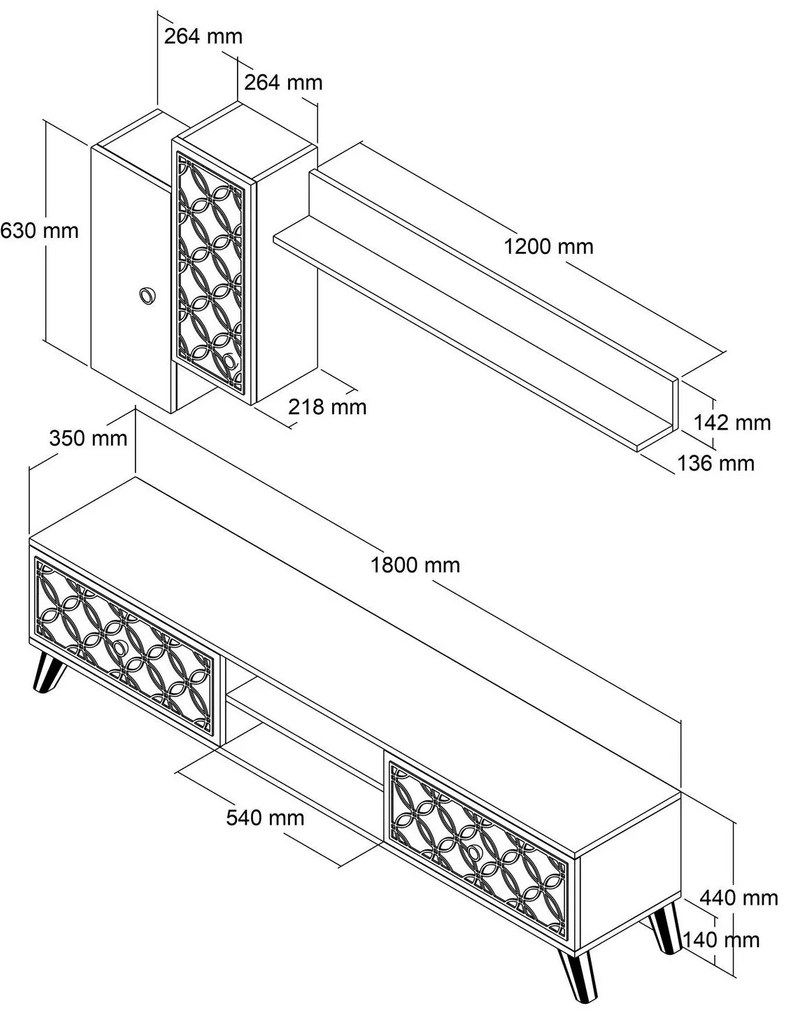 Mobilier living Classy S (Nuc). 1088342
