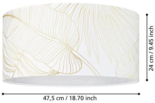 Plafonieră Eglo 900634 BUCAMARANGA 1xE27/40W/230V