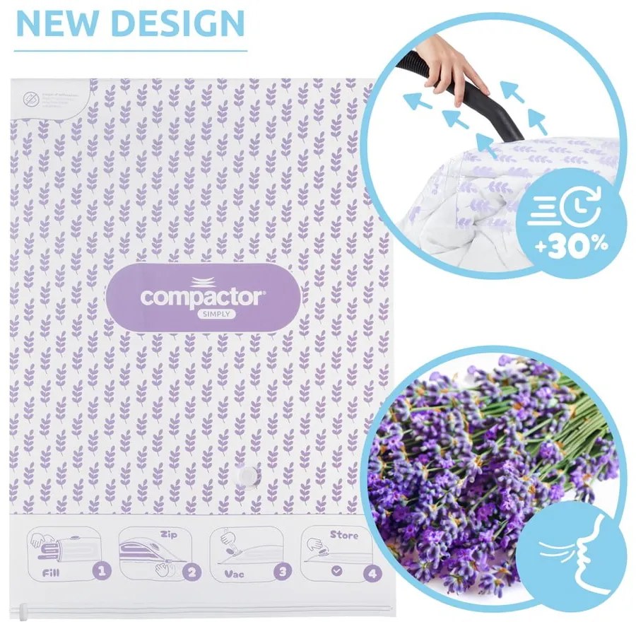 Sac de vidat Compress Lavender – Compactor