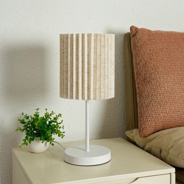 Brilagi - Lampă de masă NORDIC WAVE 1xE27/15W/230V in/alb