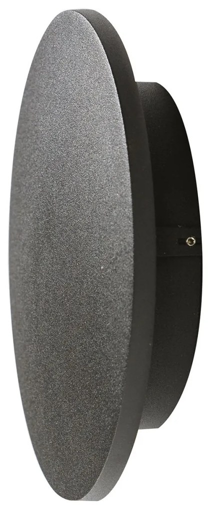 Aplica perete LED ambientala IP54 ANCONA L neagra