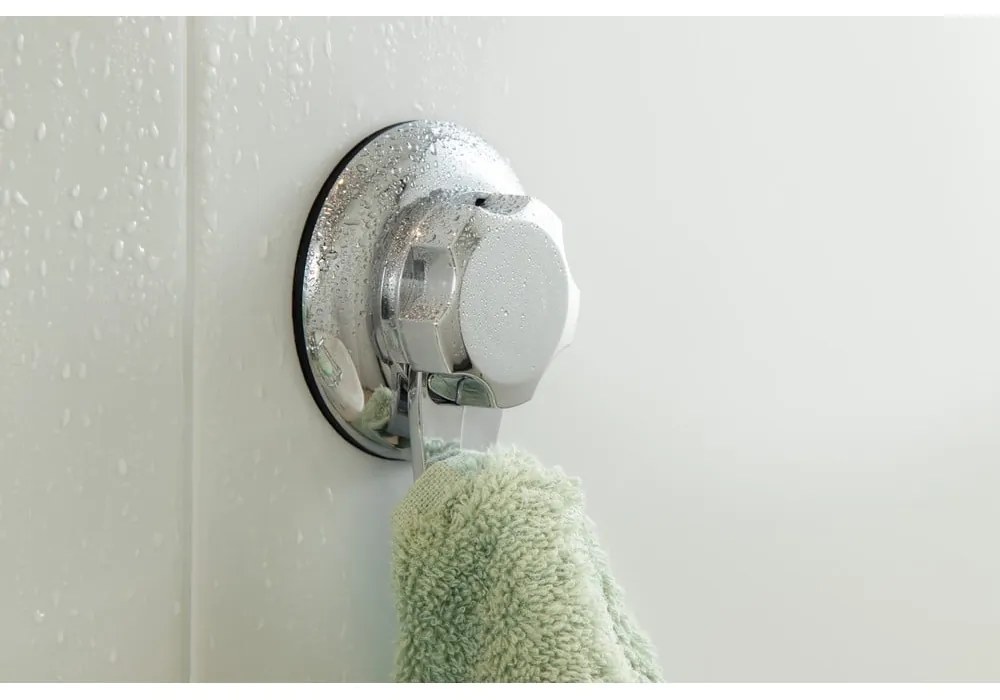 Cârlige argintii 4 buc. autoadezive din plastic Bestlock – Compactor