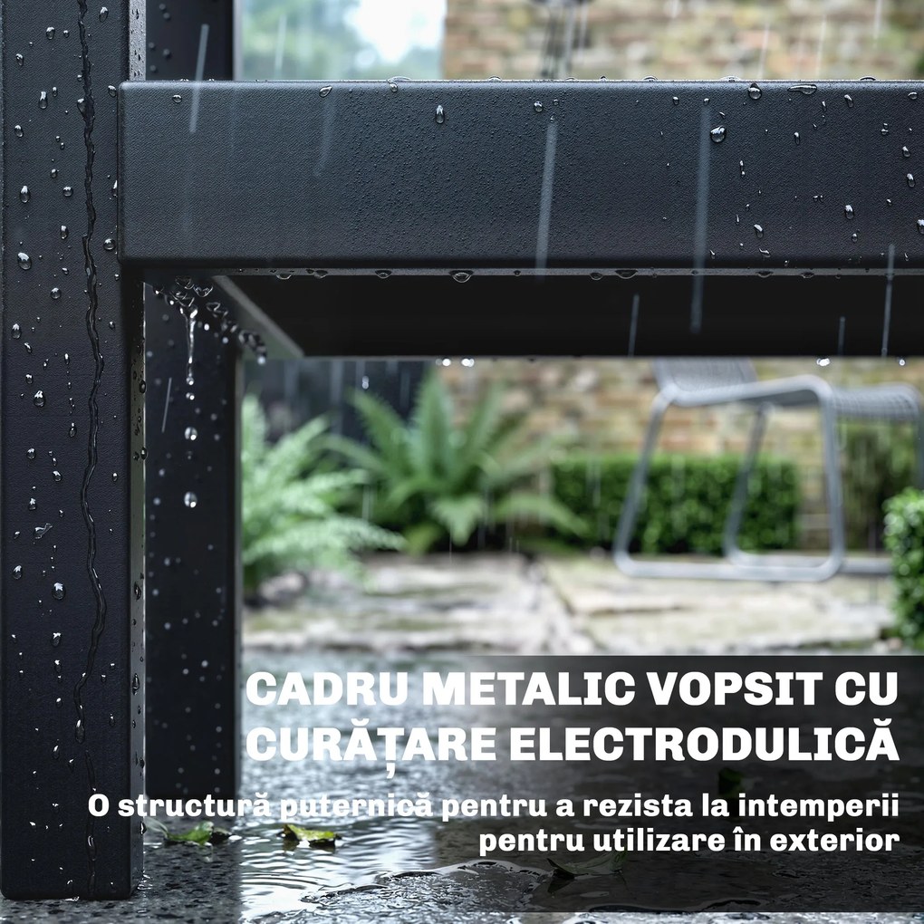 Outsunny căruț grătar | Aosom Romania