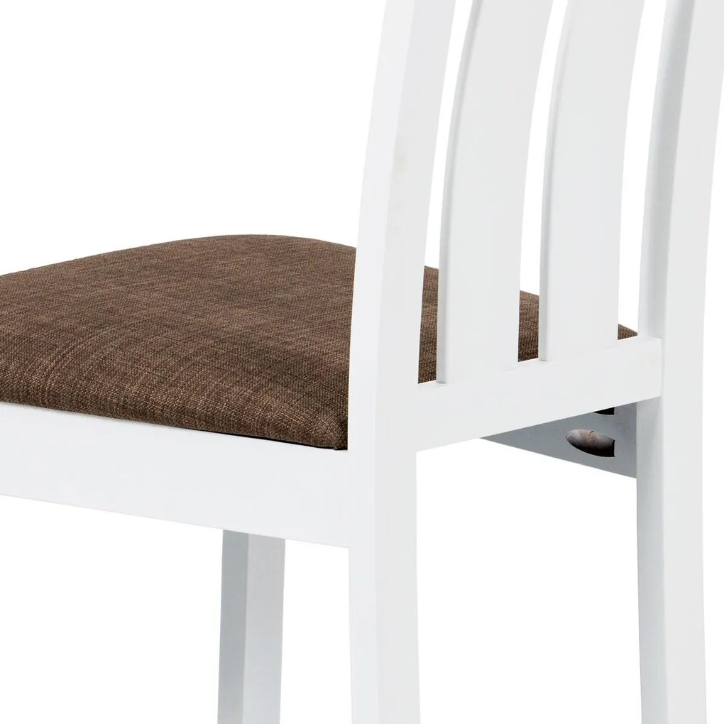 Scaun sufragerie Joleen-2602 WT (alb + maro). 1120634