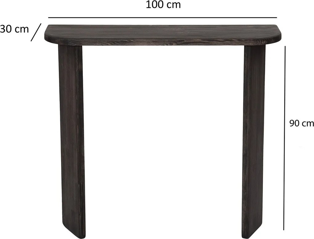 Dulap, Hanah Home, Ikigai, 100x90x30 cm, Antracit