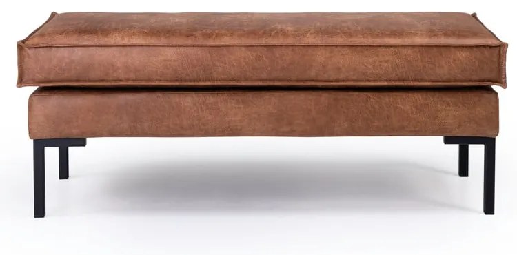 Taburet maro din imitație de piele Rate - Scandic